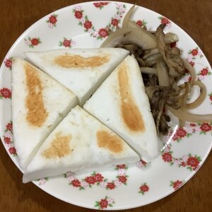 焼きはんぺんのおろし添え